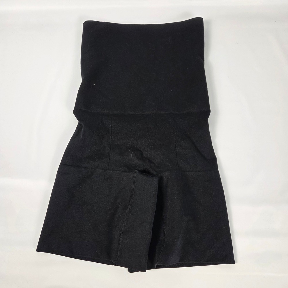 Auden High Waisted Seamless Shapewear Shorts Black XS Ruched Back Compression